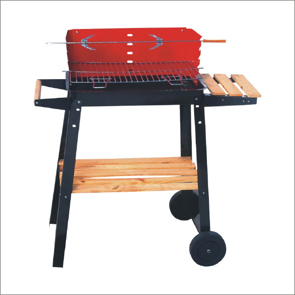 Outdoor cooking BBQ Rectangle simple Charcoal BBQ Grill