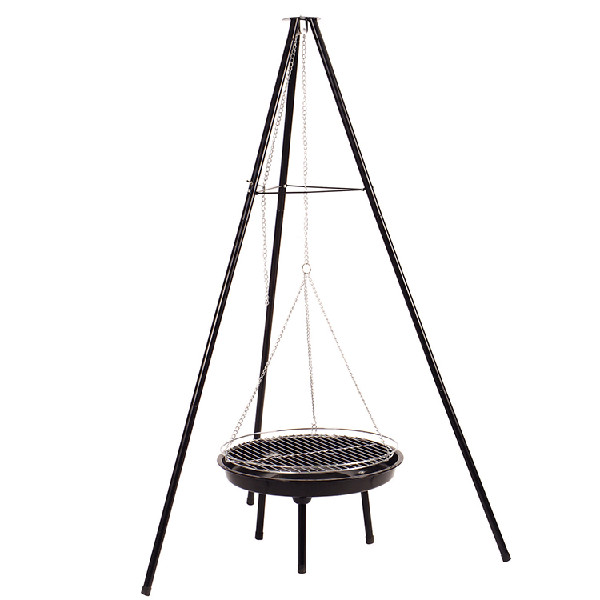 outdoor 47cm Round Chain Charcoal bbq Grill